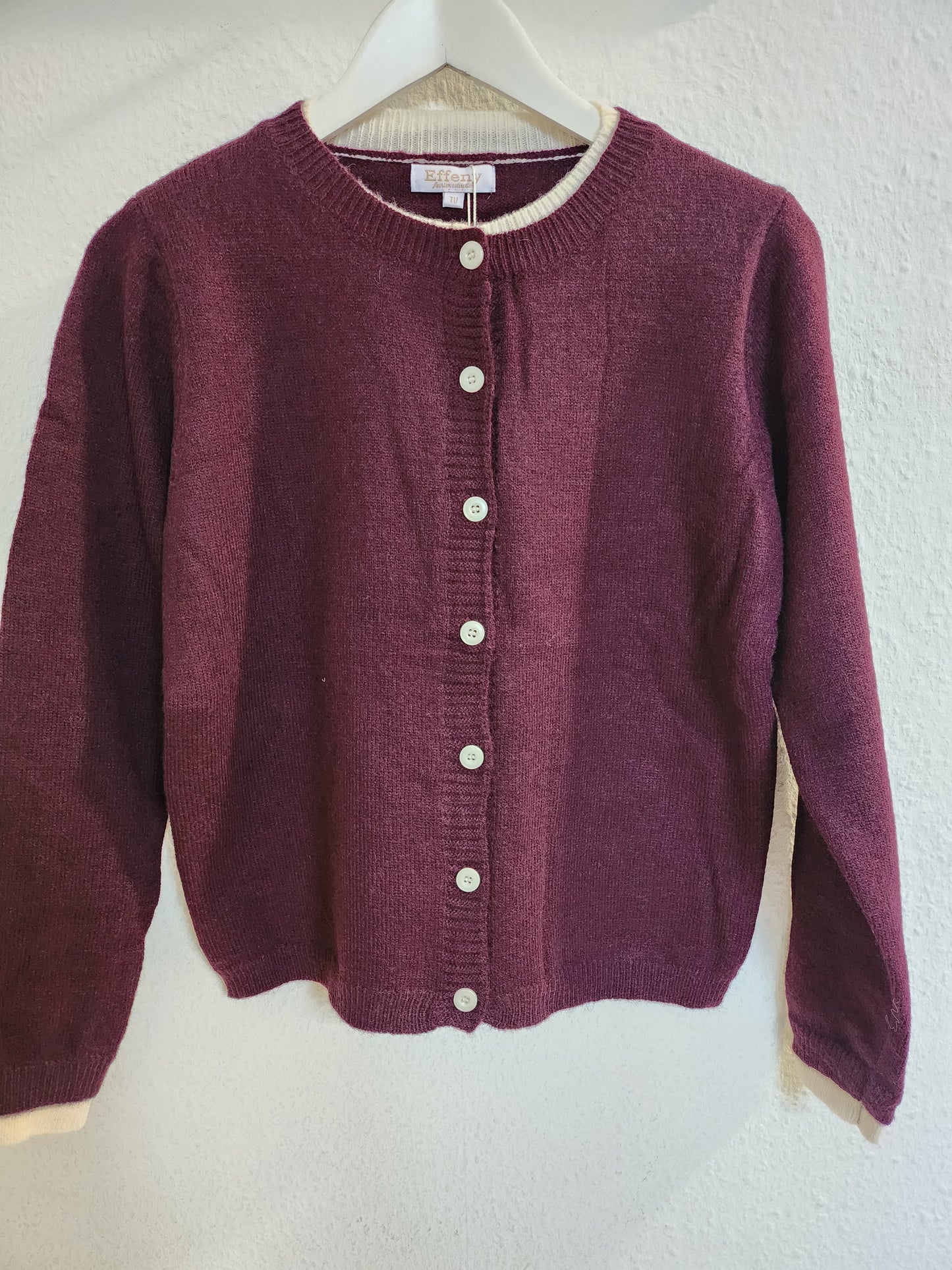 Strickjacke Bordeaux