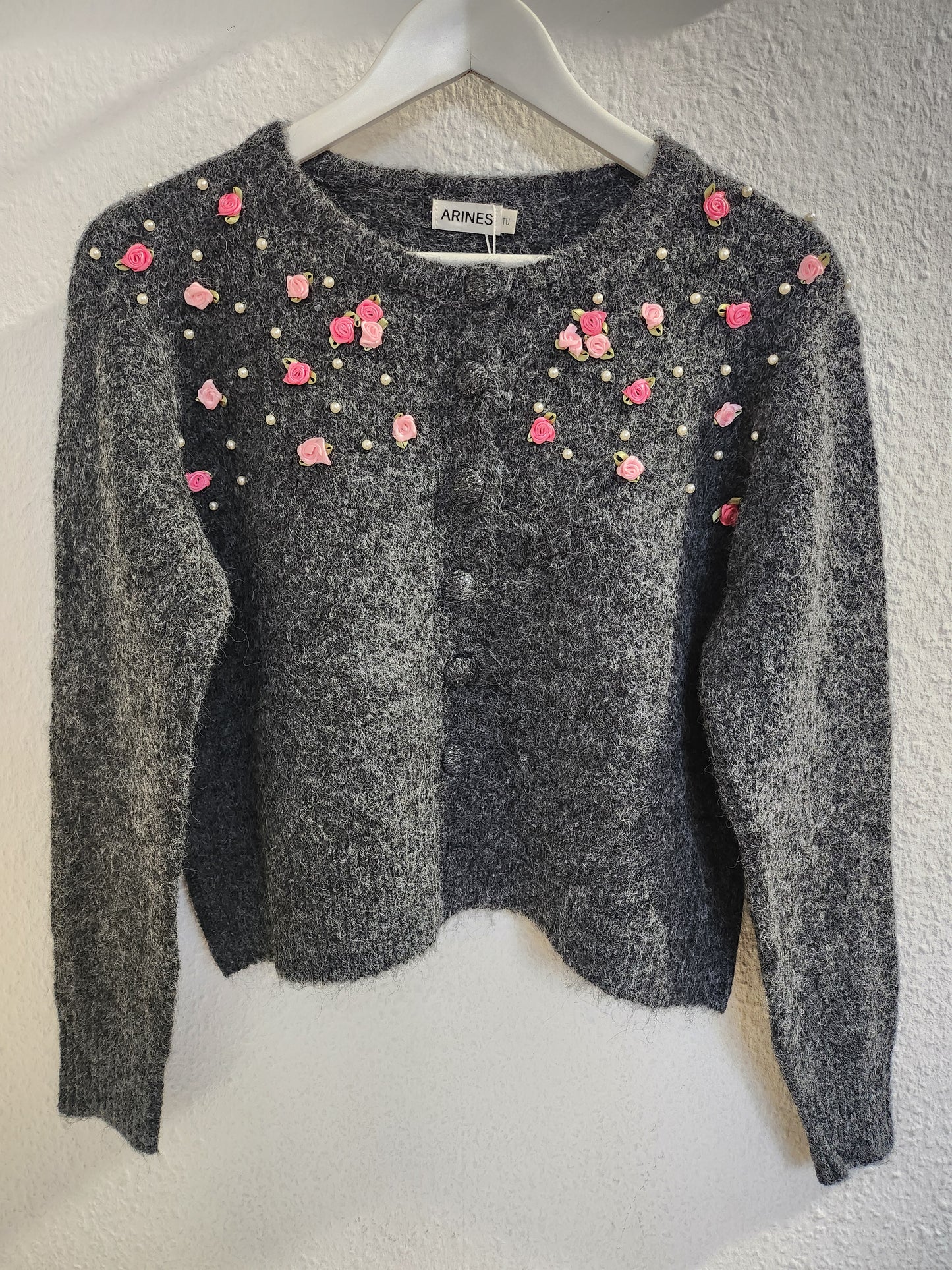 Strickjacke Perle