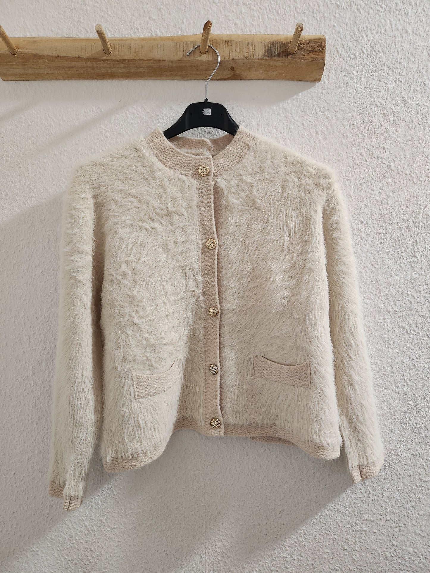 Flauschi Strickjacke