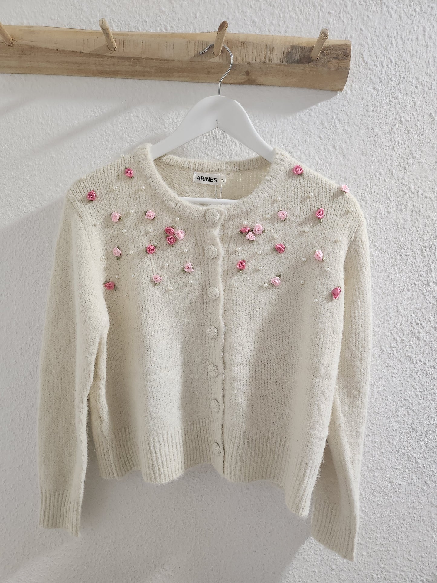 Strickjacke Perle