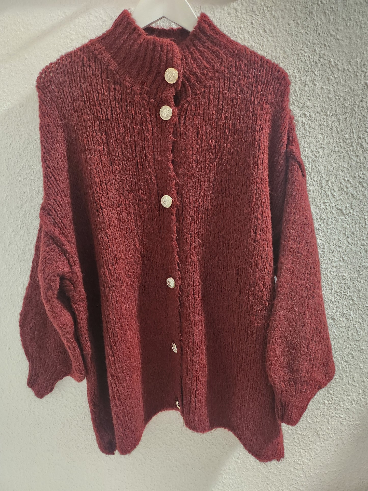 Oversize Strickjacke