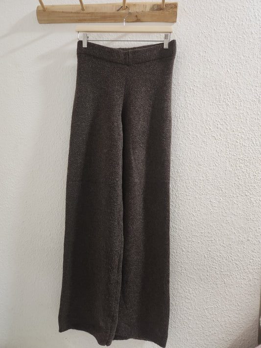 Strickhose braun