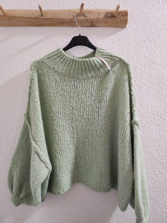 Oversize Pullover kurz