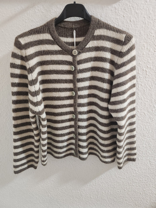 Strickjacke Steifen