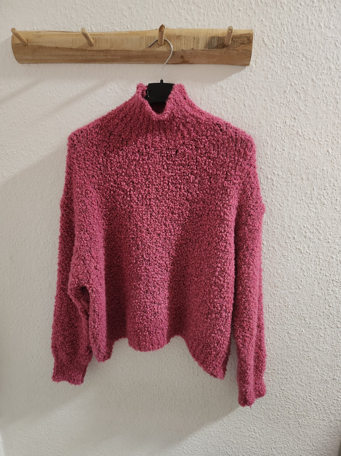 Boucle Pullover kurz