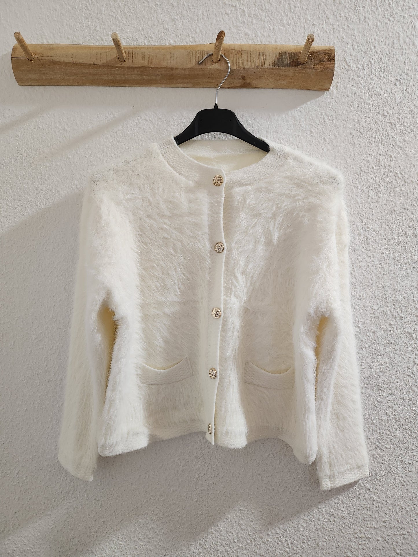 Flauschi Strickjacke